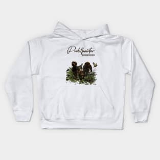 The Pudelpointer is a versatile hunting dog Kids Hoodie